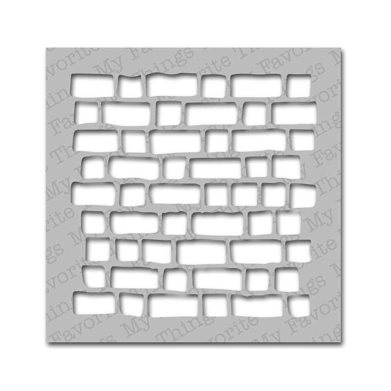 Трафарет для стен кирпич