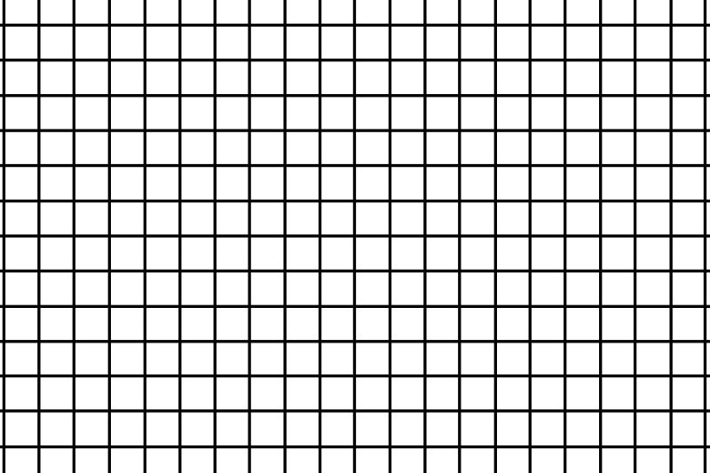 Расчерченный лист в клетку