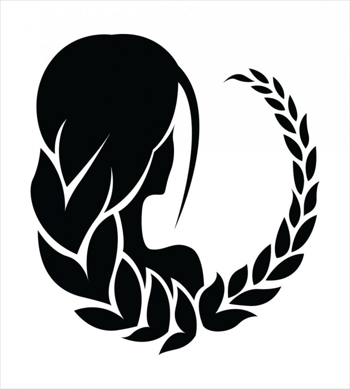 Значок косы