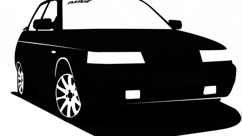 Силуэт ВАЗ 2110