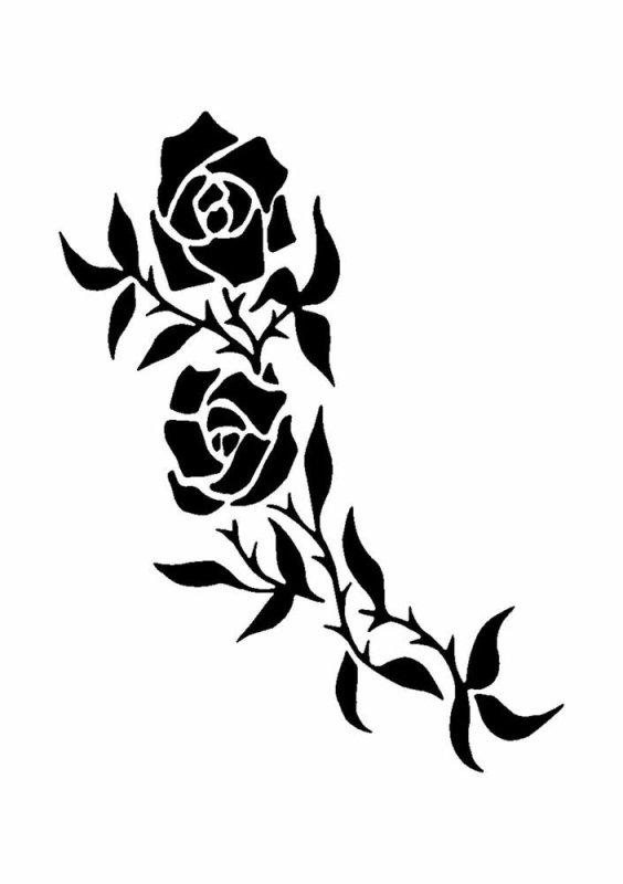 Орнамент розы