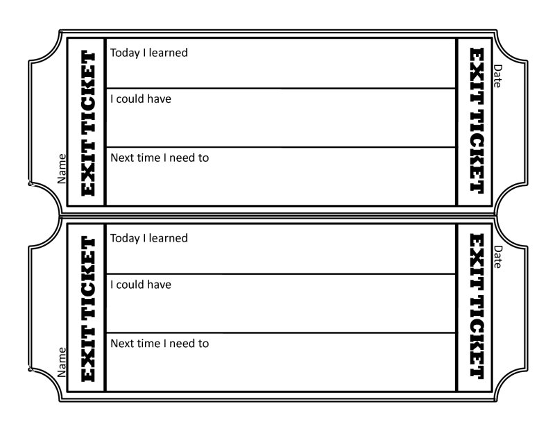 Театральный билет шаблон