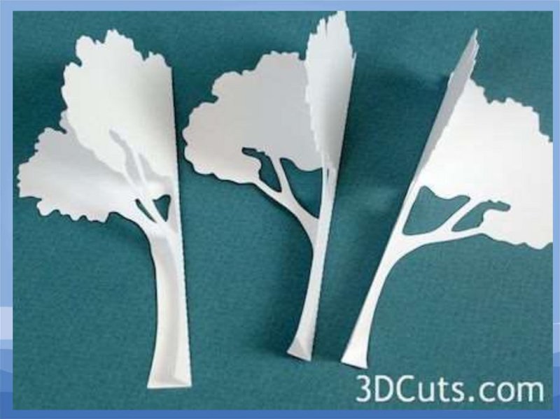 Дерево из бумаги