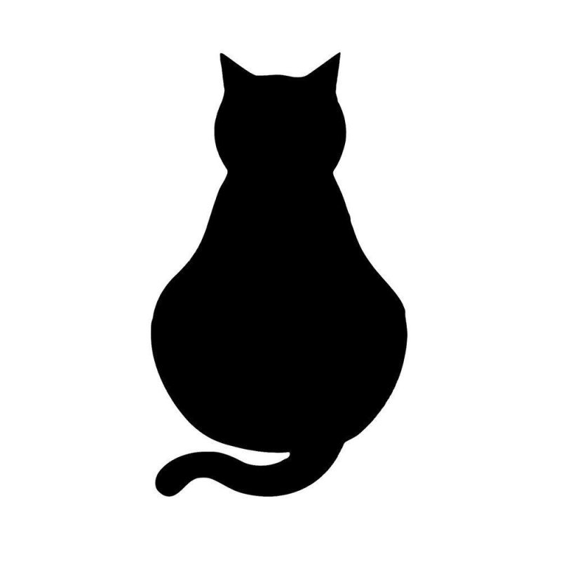 Силуэт кота