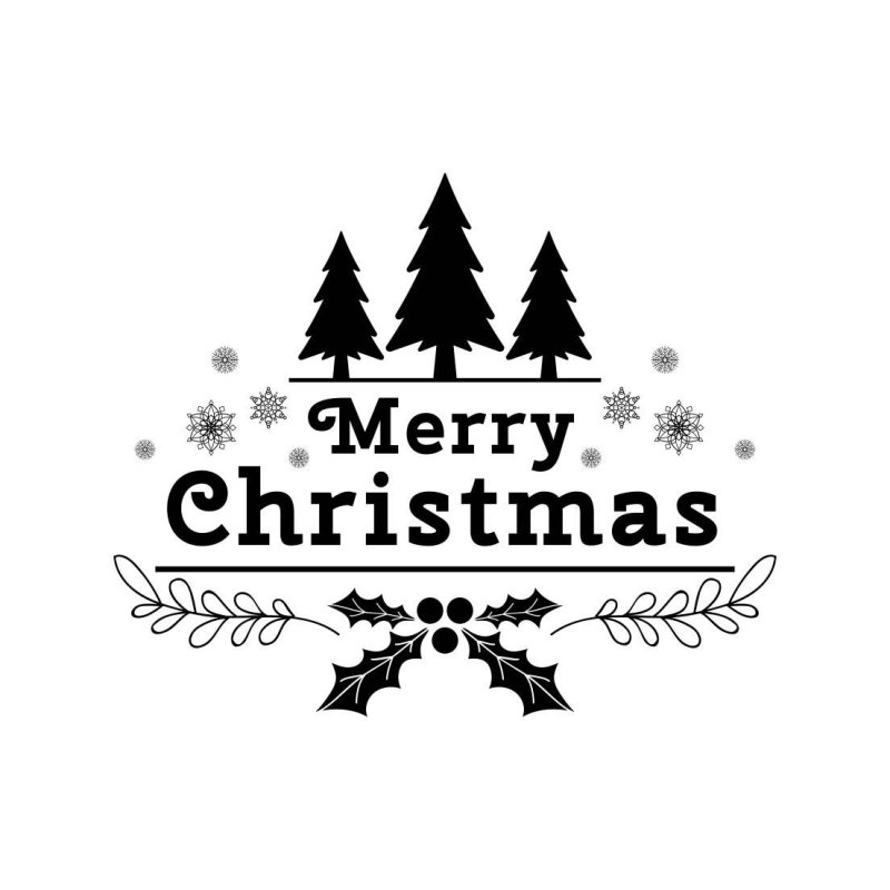 Merry Christmas надпись