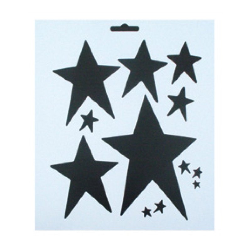 Трафарет звезды