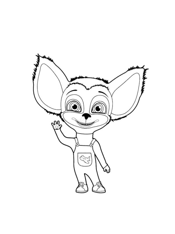 Раскраска Барбоскины малыш