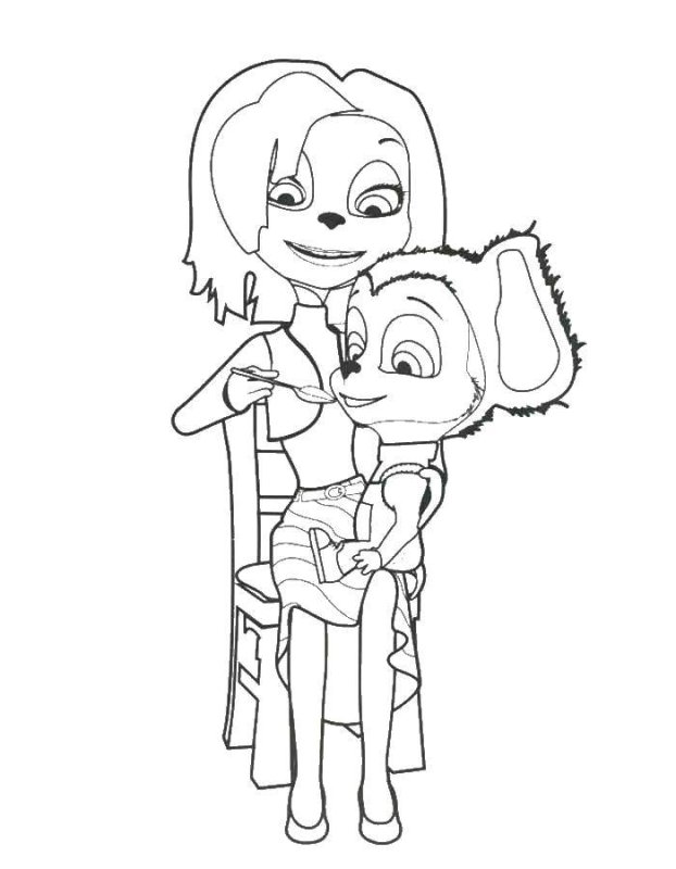 Раскраска Барбоскины малыш