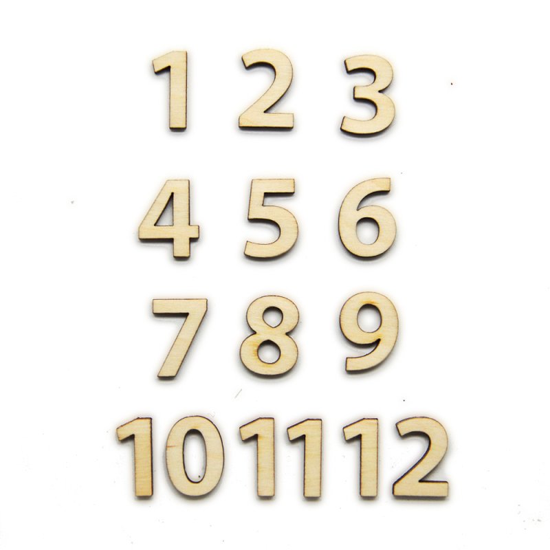 Цифры для циферблата часов