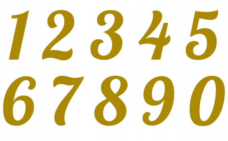 Золотые цифры