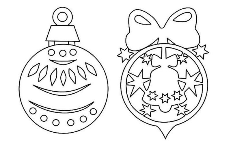 Трафареты на окна новогодние