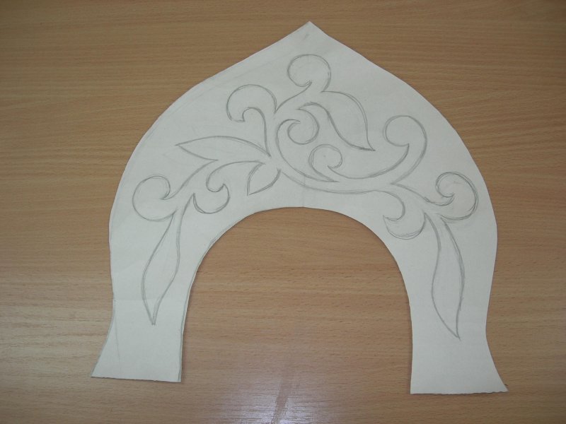 Роспись кокошника