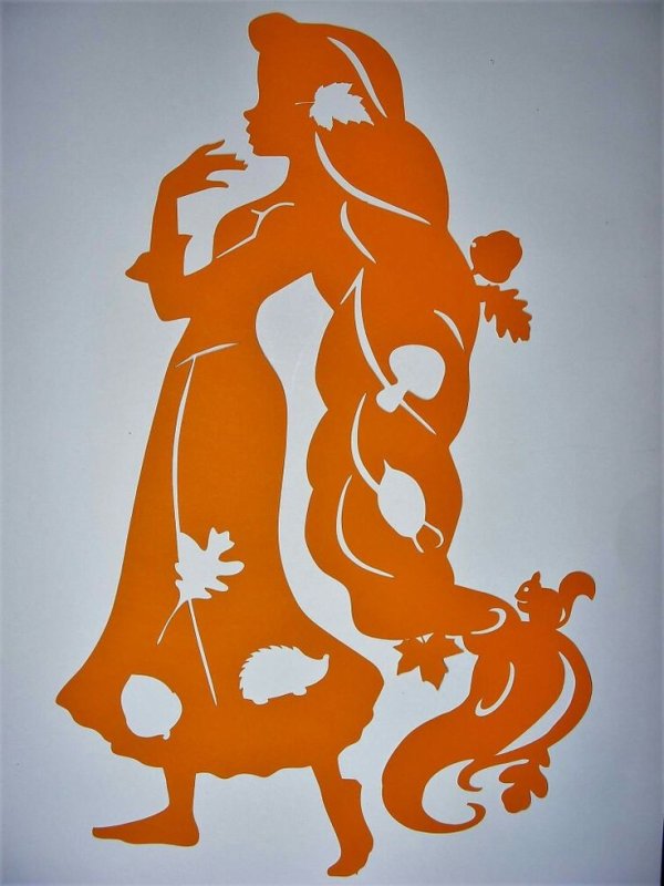 Вытынанка осень