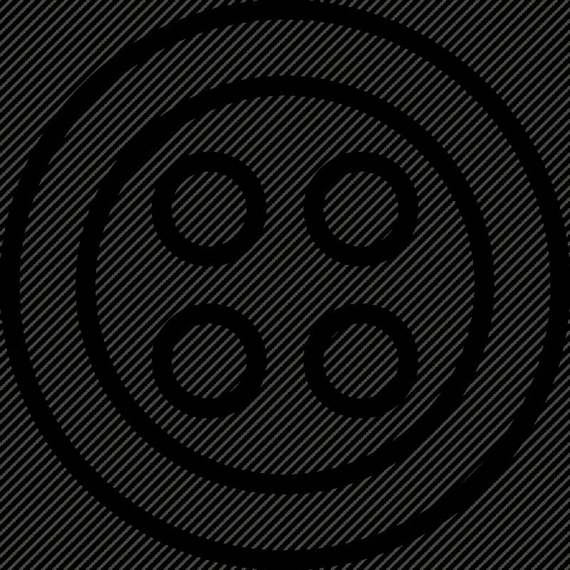 Пуговица силуэт