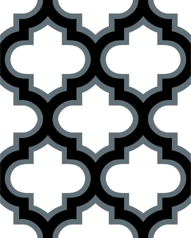 Марокканский четырехлистник вектор