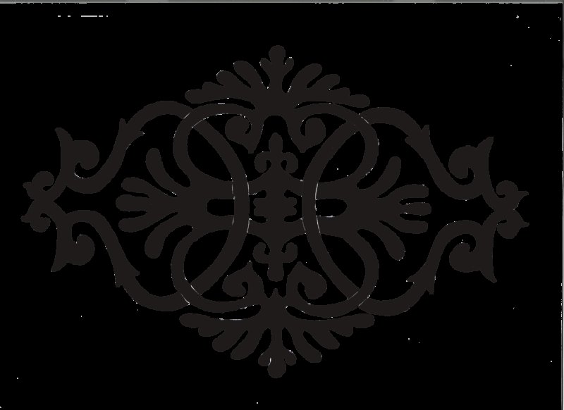 Адыгский орнамент контур