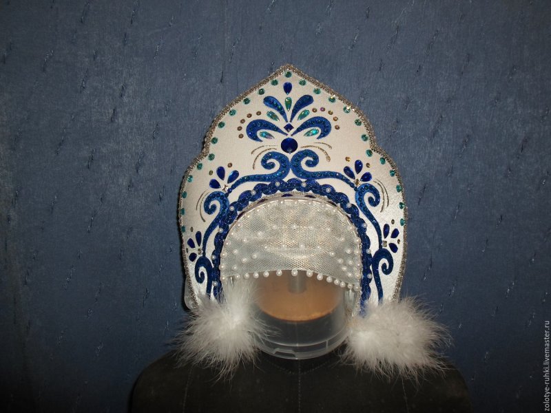 Кокошник "Снегурочка"