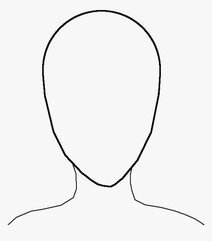 Овалы лица для рисования для детей