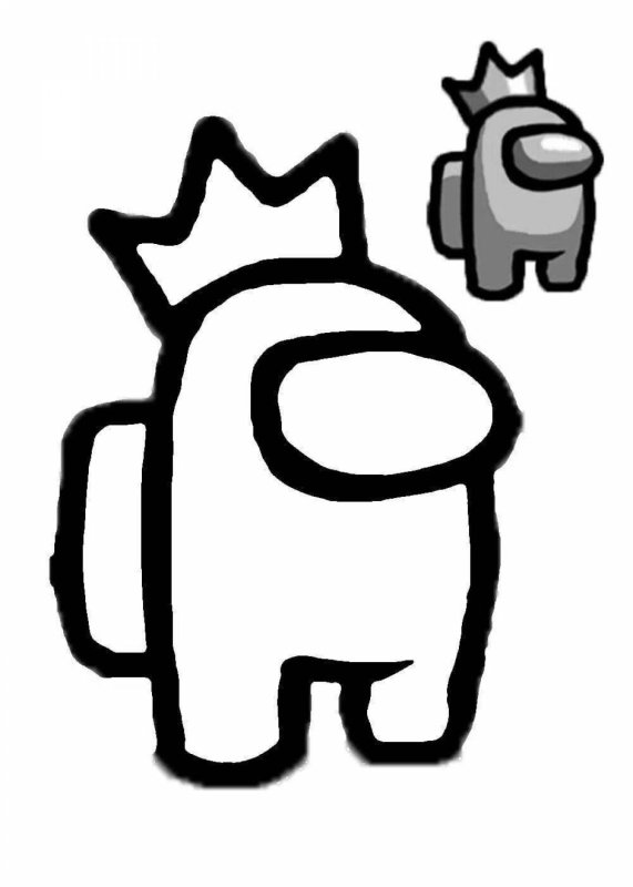 Раскраска амонг АС