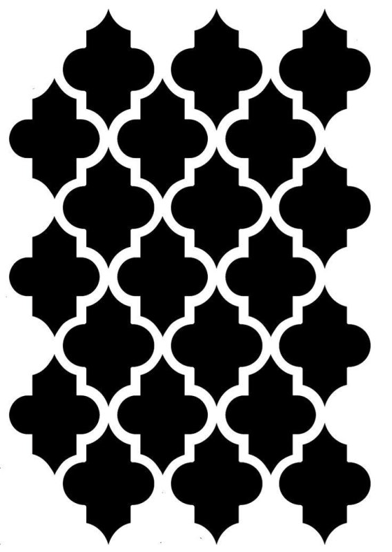 Трафаретный орнамент