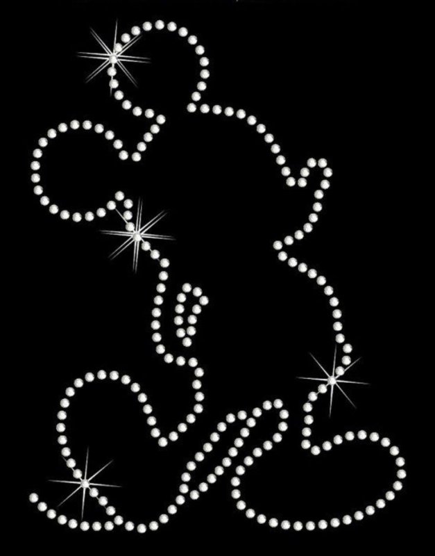 Трафареты из страз