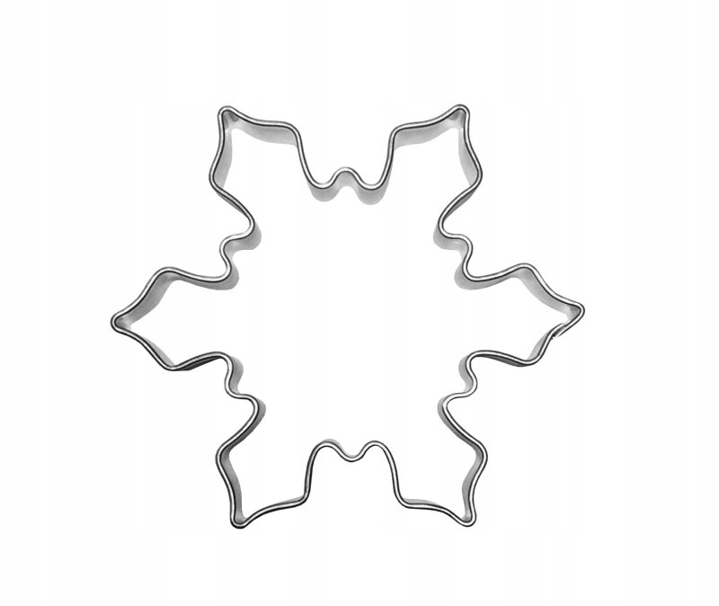 Снежинка трафарет для пряников