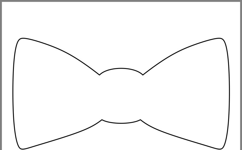 Шаблоны для бантиков для печати