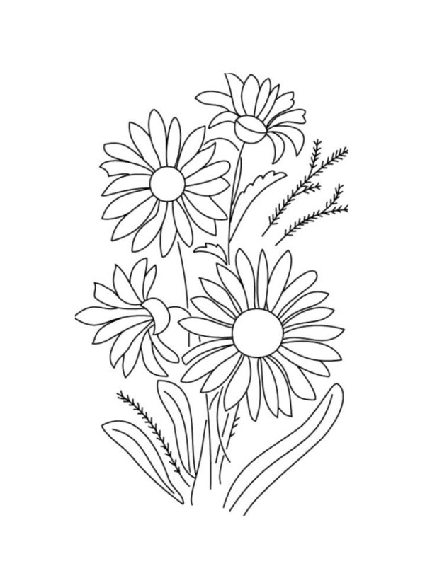 Ромашка рисунок