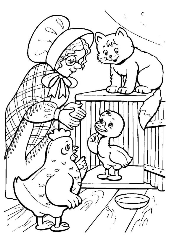 Сказки. Раскраски