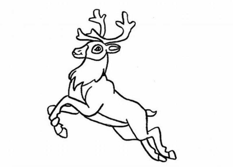 Новогодний олень