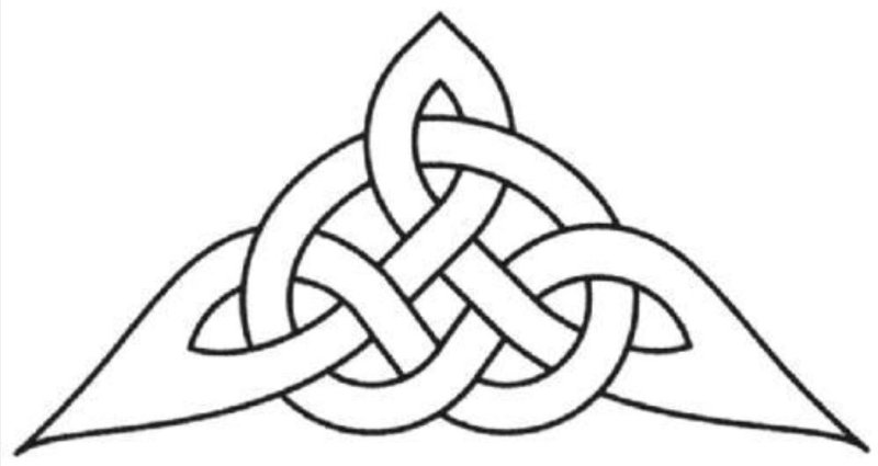 Плетеный узор