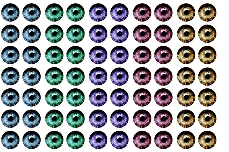 Распечатка глаз для игрушек