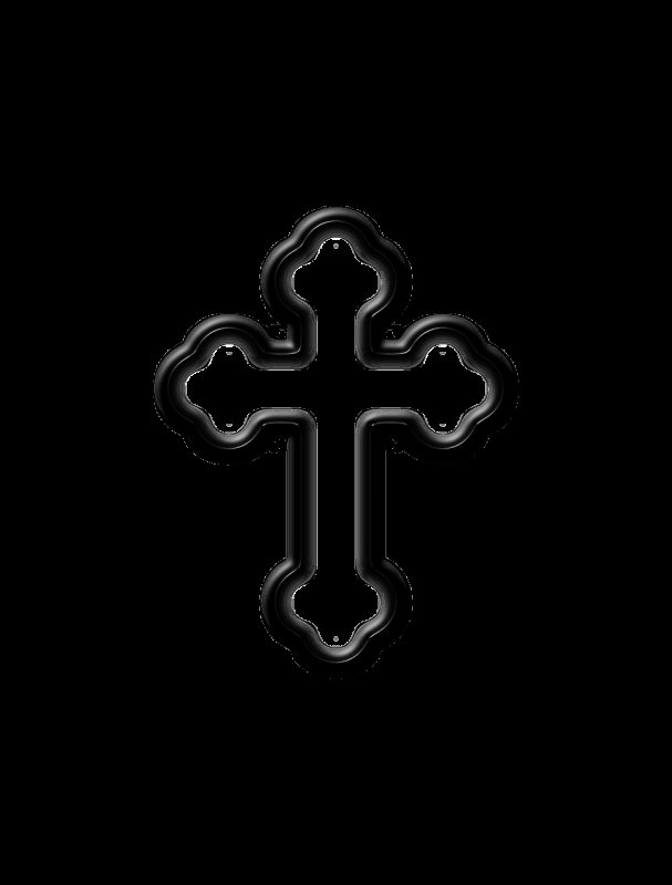 Православный крест трафарет