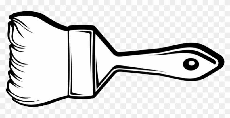 Кисть малярная раскраска