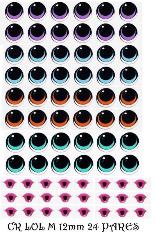 Глазки для распечатки для кукол