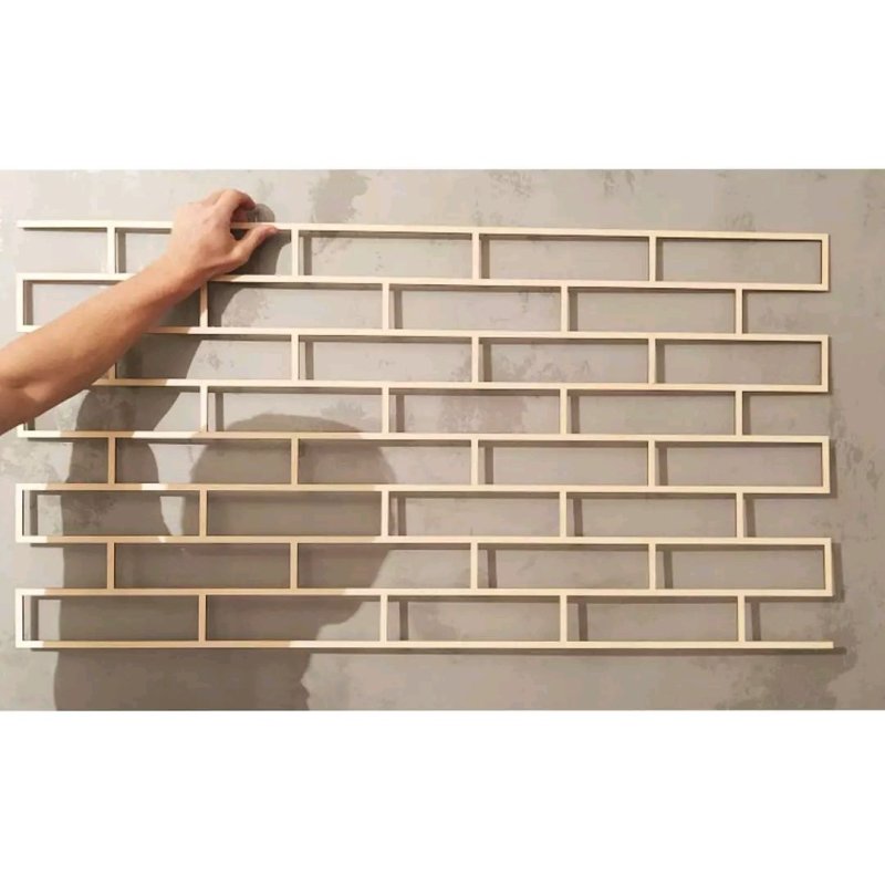 Трафарет для имитации кирпичной кладки