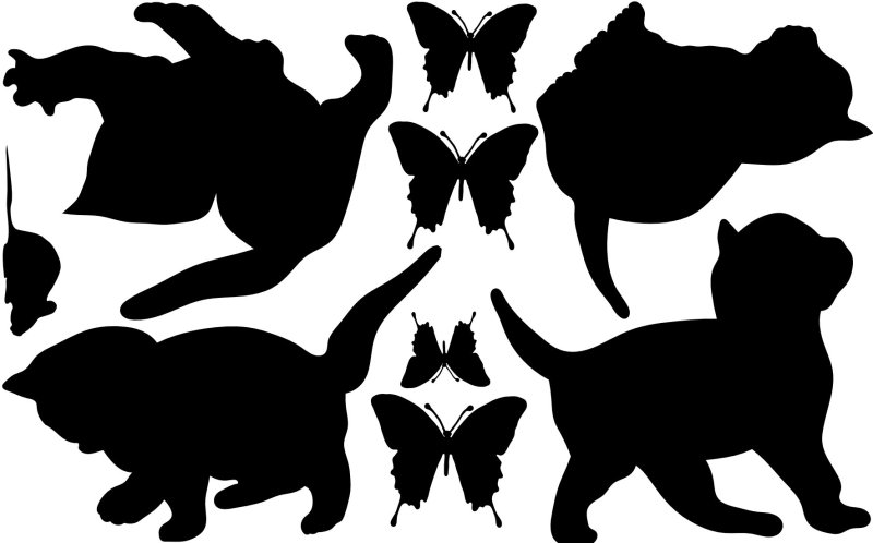 Силуэт декор