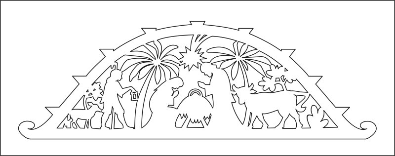 Рождественские вытынанки