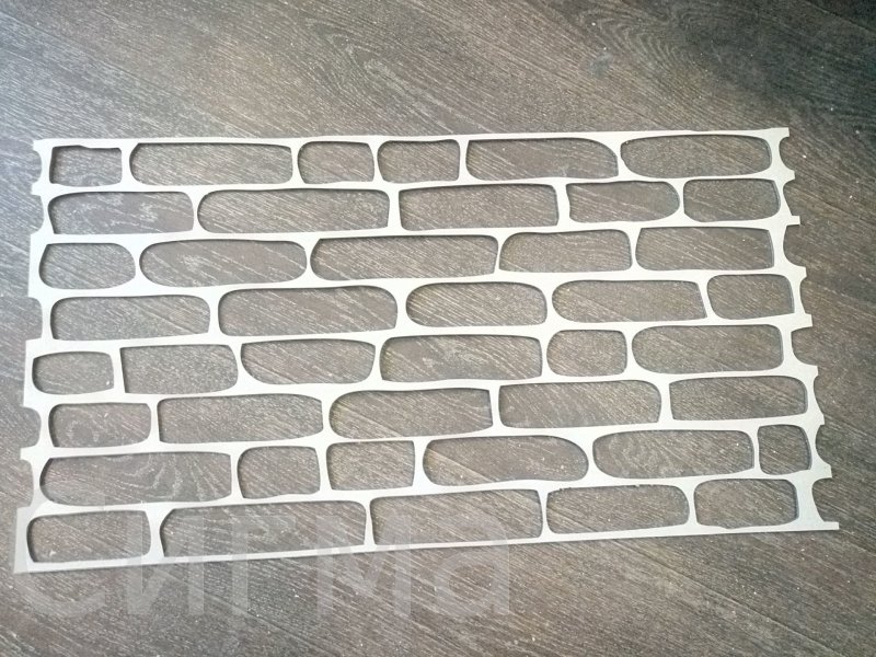 Форма для имитации кирпичной кладки