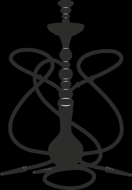 Кальян силуэт