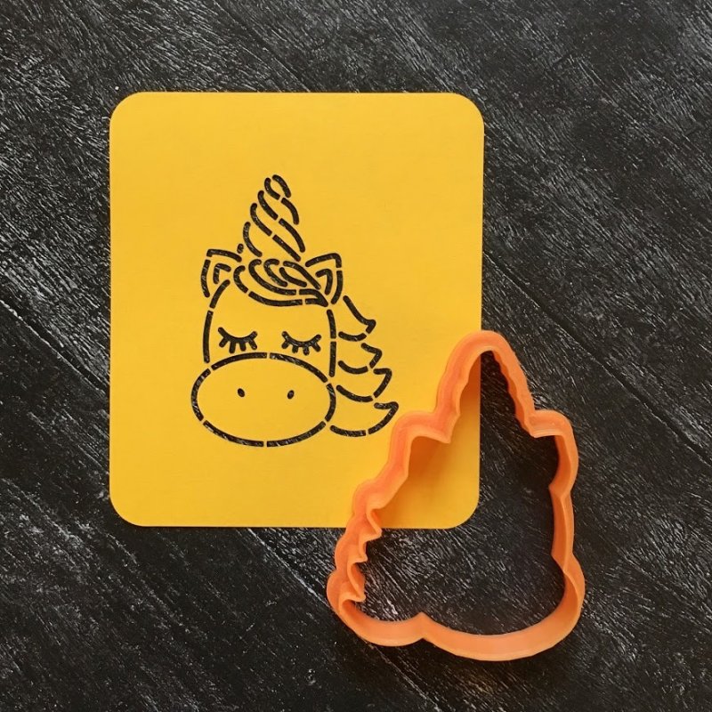 Форма для пряника Единорожка