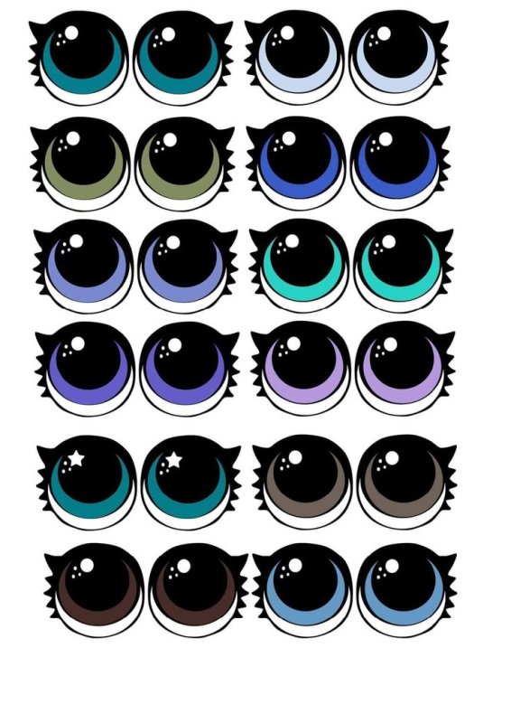 Глазки наклейки для поделок