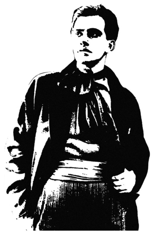 Маяковский портрет вектор