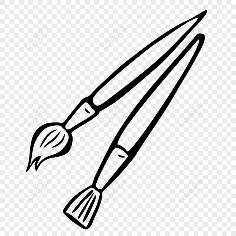 Кисточка для рисования без фона