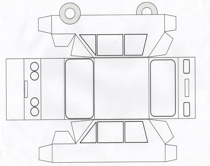 Поделки из бумаги чертежи