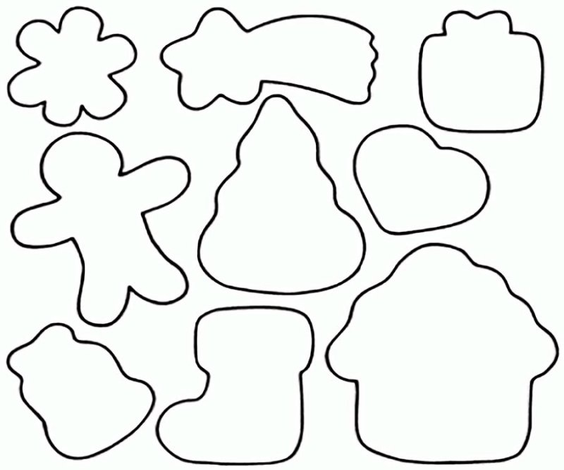 Трафареты для имбирных пряников