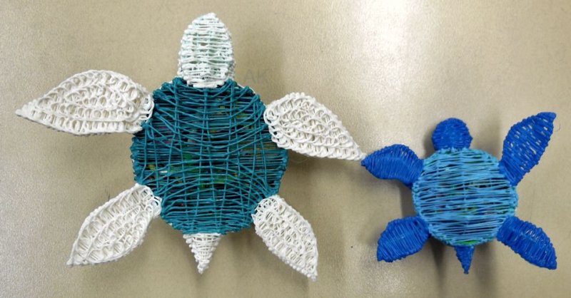 Черепашка из 3д ручки