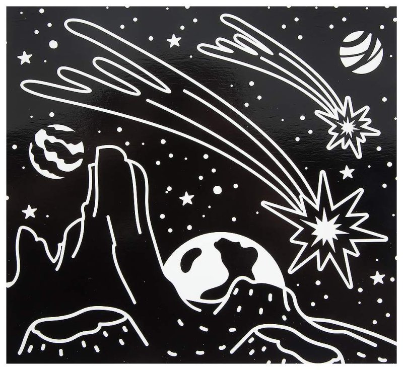 Вытынанка космос