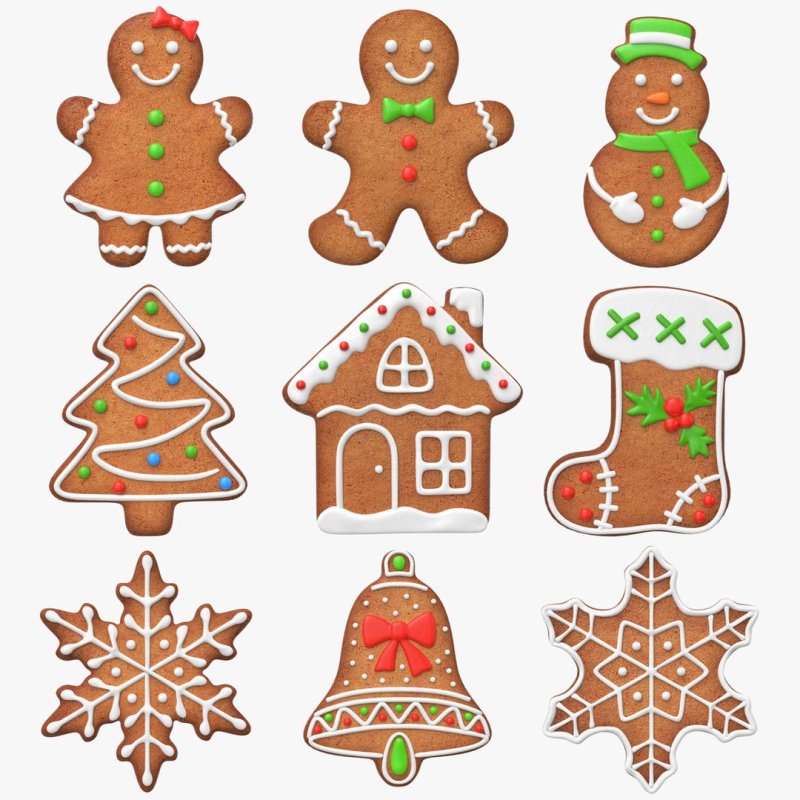 Фигурки для рождественских пряников