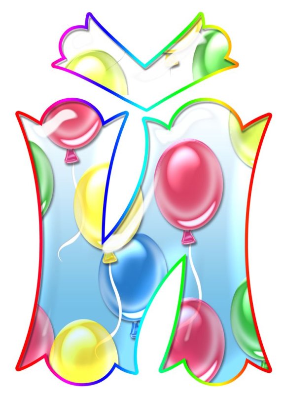 Красочные буквы алфавита